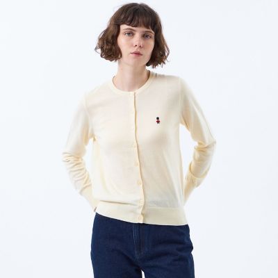 WEB＆一部店舗限定】バッキンガムベア ワッペンニットカーディガン
