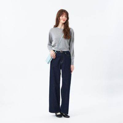 WEB＆一部店舗限定】バッキンガムベア ワッペンクルーネックニット
