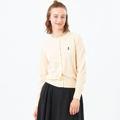 ＜MACKINTOSH PHILOSOPHY (Women)＞【ＷＥＢ＆一部店舗限定】バッキンガムベア　ワッペンニットカーディガン