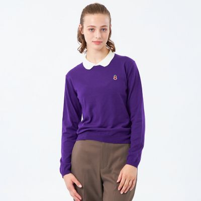 ＜MACKINTOSH PHILOSOPHY (Women)＞【ＷＥＢ＆一部店舗限定】バッキンガムベア　ワッペンニットポロ