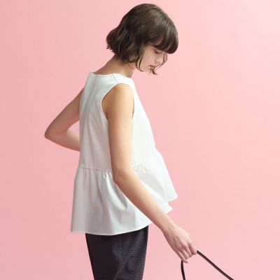 ＜MACKINTOSH PHILOSOPHY (Women)＞ノースリーブペプラムブラウス