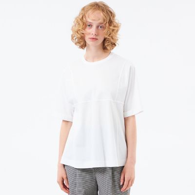 Mackintosh 【SALE】MACKINTOSH PHILOSOPHY (Women)/マッキントッシュ フィロソフィー【CRANWELL SHIRTS(クランウェルシャツ)】ハイゲージコットンジャージ製 02オフホワイト トップス【三越伊勢丹/公式】
