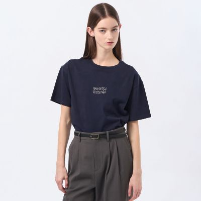 Mackintosh 【SALE】MACKINTOSH PHILOSOPHY (Women)/マッキントッシュ フィロソフィー ライティングロゴTシャツ 29ネイビー トップス【三越伊勢丹/公式】
