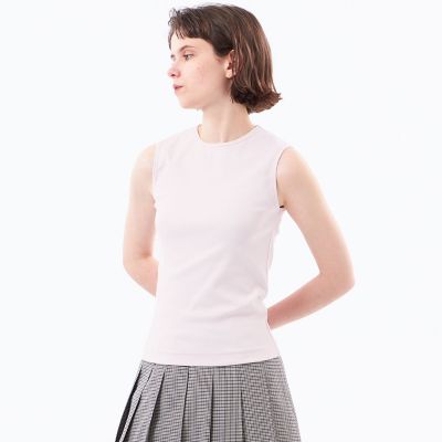 フィロソフィー　ハート　スパンコール　タンクトップ マイクロリブタンクトップ | MACKINTOSH PHILOSOPHY (Women