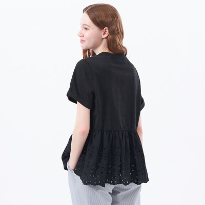 ＜MACKINTOSH PHILOSOPHY (Women)＞バックレースコンビカットソー