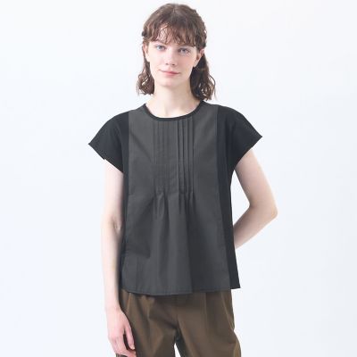 Mackintosh 【SALE】MACKINTOSH PHILOSOPHY (Women)/マッキントッシュ フィロソフィー フロントタックフレアカットソー 09ブラック トップス【三越伊勢丹/公式】