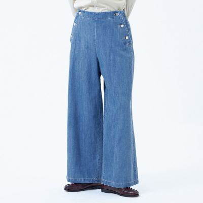 ＜MACKINTOSH PHILOSOPHY (Women)＞コットンリネンデニムマリンパンツ