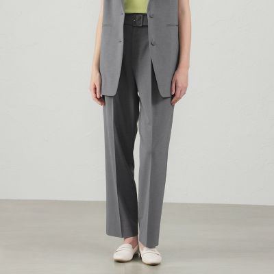 ＜MACKINTOSH PHILOSOPHY (Women)＞ハイウエストベルテットパンツ