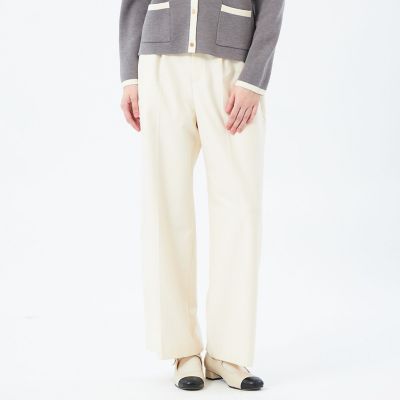 Mackintosh 【SALE】MACKINTOSH PHILOSOPHY (Women)/マッキントッシュ フィロソフィー WARM TWILL ワイドパンツ 03ホワイト系その他 パンツ・ズボン【三越伊勢丹/公式】