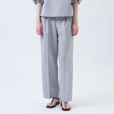 ＜MACKINTOSH PHILOSOPHY (Women)＞サマーサッカーワイドタックパンツ