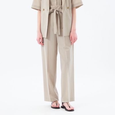 ＜MACKINTOSH PHILOSOPHY (Women)＞ドライタッチハイウエストワイドパンツ