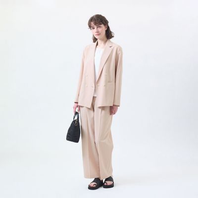 【theory luxe】 FRANCES / 蛯原友里コラボ  微光沢ブラウス Luxe & Basic by Yuri Ebihara 蛯原友里が魅せる、秋を彩るキー