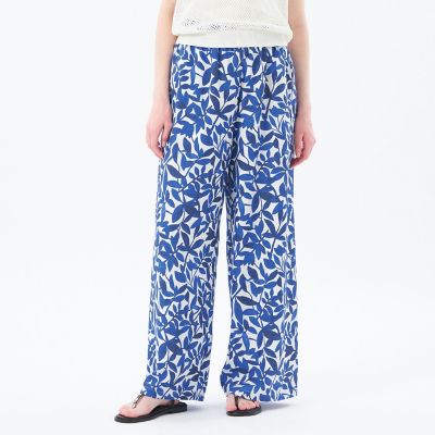 ＜MACKINTOSH PHILOSOPHY (Women)＞リーフプリントイージーパンツ