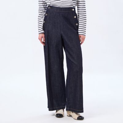＜MACKINTOSH PHILOSOPHY (Women)＞コットンリネンデニムマリンパンツ
