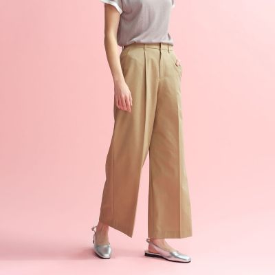 ＜MACKINTOSH PHILOSOPHY (Women)＞サマーサッカータックワイドパンツ