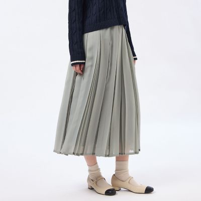 ＜MACKINTOSH PHILOSOPHY (Women)＞【ＷＥＢ＆一部店舗限定】【ＷＩＬＬＩＮＧＨＡＭ　ＳＫＩＲＴ（ウィリングハムスカート）】トリプルプリーツ