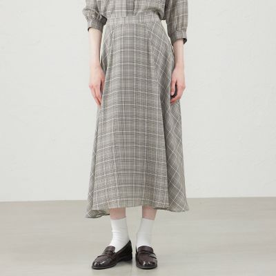 ＜MACKINTOSH PHILOSOPHY (Women)＞ビエラチェックフレアスカート