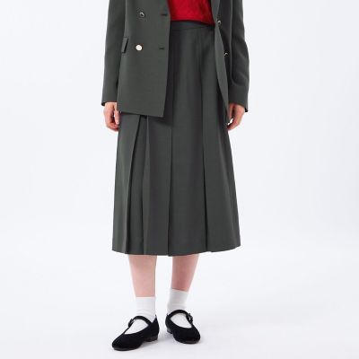 PERFORATED PLEATED SKIRT 25FW