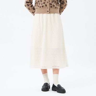 ＜MACKINTOSH PHILOSOPHY (Women)＞フラワーレースフレアスカート