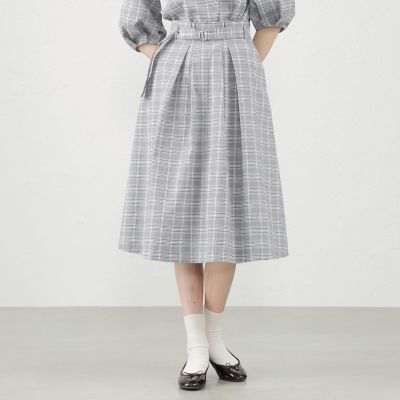 ＜MACKINTOSH PHILOSOPHY (Women)＞タータンチェックサッカースカート