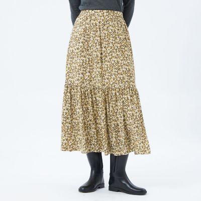 Mackintosh 【SALE】MACKINTOSH PHILOSOPHY (Women)/マッキントッシュ フィロソフィー リトルフラワープリントギャザースカート 65イエロー ロングスカート【三越伊勢丹/公式】