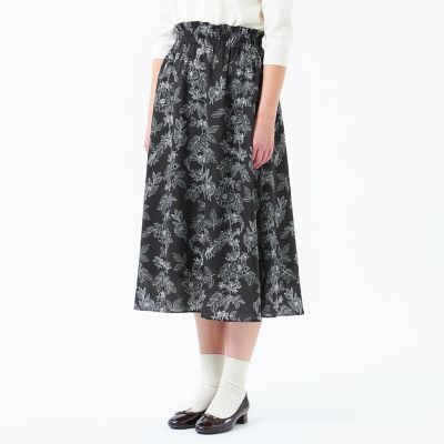 ドローイングフラワーギャザースカート | MACKINTOSH PHILOSOPHY