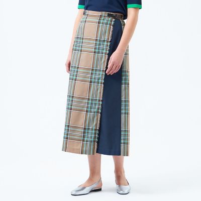 ＜MACKINTOSH PHILOSOPHY (Women)＞タータンチェックキルトスカート