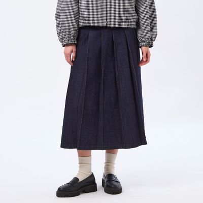 MACKINTOSH PHILOSOPHY (Women)/マッキントッシュ フィロソフィー コットンデニムプリーツスカート