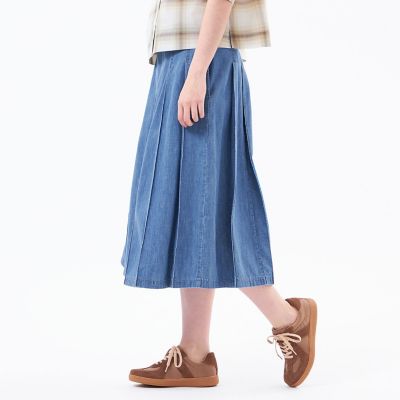 新品タグ付マッキントッシュフィロソフィー　デニムフレアスカートライトブルー　40 MACKINTOSH PHILOSOPHY (Women)のデニムスカート | レディース | 三越