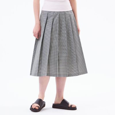 美品♪ マッキントッシュフィロソフィー　スカートセットアップ　カラーレス　フレア エアリーサッカースカート | MACKINTOSH PHILOSOPHY (Women
