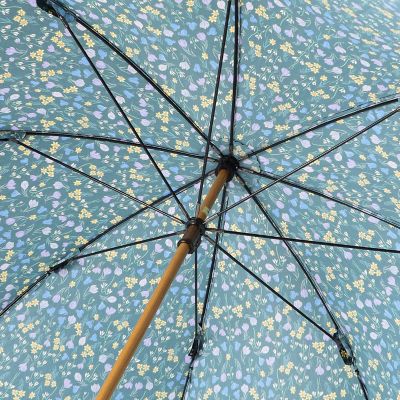 マッキントッシュ フィロソフィー 長傘 雨傘 スノーブルガーデン イエロー 長傘 雨傘 バンブー手元 Snowblue Garden スノーブルガーデン（長傘