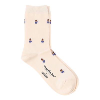 Mackintosh MACKINTOSH PHILOSOPHY (Women)/マッキントッシュ フィロソフィー バッキンガムベアクルーソックス 03オフホワイト 靴下【三越伊勢丹/公式】