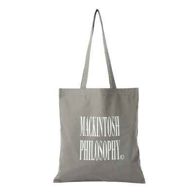 ＜MACKINTOSH PHILOSOPHY (Women)＞ＧＲＥＹ　ＬＡＢＥＬ　カラーロゴトート