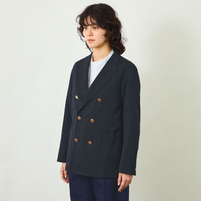 【マッキントシュ フィロソフィー 】ダブルブレストコート ネイビー GREY LABEL】ダブルブレストブレザー | MACKINTOSH