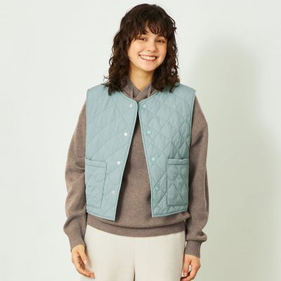 ＜MACKINTOSH PHILOSOPHY (Women)＞ＧＲＥＹ　ＬＡＢＥＬ【ＦＥＬＴＯＮ　ＶＥＳＴ（フェルトンベスト）】