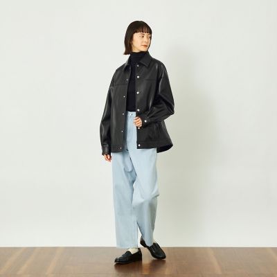 GREY LABEL 【HARLTON（ハールトン）】フェイクレザー