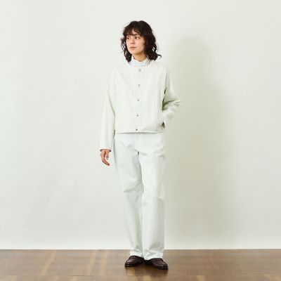 GREY LABEL】デニムノーカラートラッカージャケット