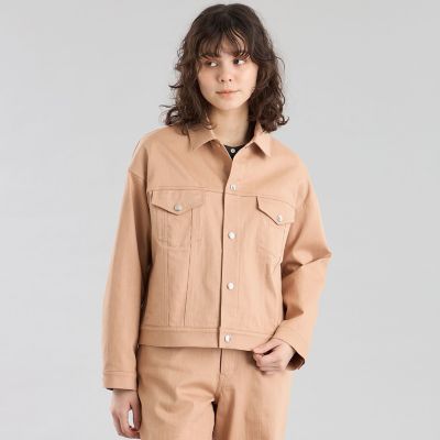 ＜MACKINTOSH PHILOSOPHY (Women)＞ＧＲＥＹ　ＬＡＢＥＬ　デニムトラッカージャケット