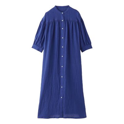 Mackintosh MACKINTOSH PHILOSOPHY (Women)/マッキントッシュ フィロソフィー GREY LABEL リネンシャーリングドレス 25ブルー ワンピース・ドレス【三越伊勢丹/公式】