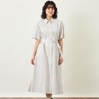 il gufo ワンピース　イタリア製　美品　マメール GREY LABEL コットンコードボイル ワンピース | MACKINTOSH
