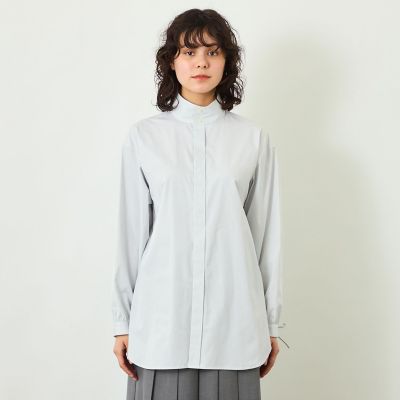 ■専用■美品 H エイチ 2,1万円【トーマスメイソン】スタンドカラーブラウス GREY LABEL】THOMAS MASONスタンドカラーシャツ