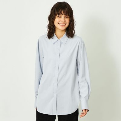 ＜MACKINTOSH PHILOSOPHY (Women)＞ＧＲＥＹ　ＬＡＢＥＬ　ブザムシャツ