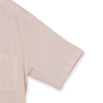GREY LABEL ストライプバンドカラー半袖シャツ | MACKINTOSH