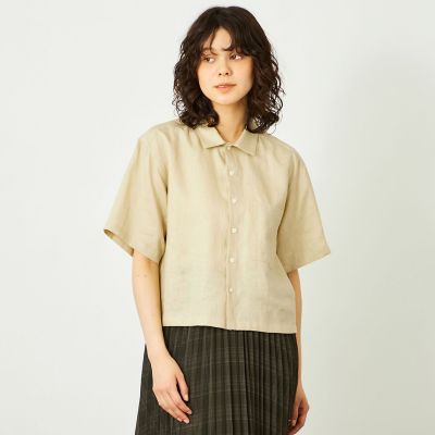 GREY LABEL リネンハーフスリーブシャツ | MACKINTOSH