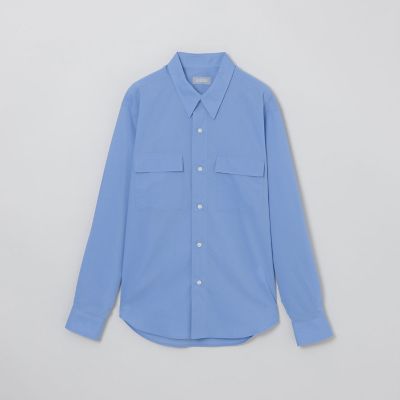 ＜MACKINTOSH PHILOSOPHY (Women)＞ＧＲＥＹ　ＬＡＢＥＬ　シアーコットンボイルシャツ