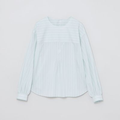 ＜MACKINTOSH PHILOSOPHY (Women)＞ＧＲＥＹ　ＬＡＢＥＬ　ギャザーブラウス