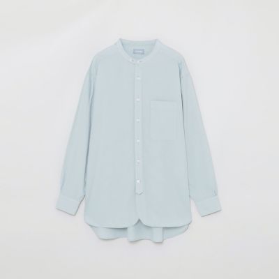 ＜MACKINTOSH PHILOSOPHY (Women)＞ＧＲＥＹ　ＬＡＢＥＬ　バンドカラーシャツ
