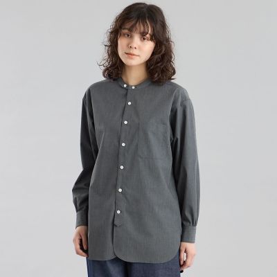 GREY LABEL シャンブレーバンドカラーシャツ | MACKINTOSH