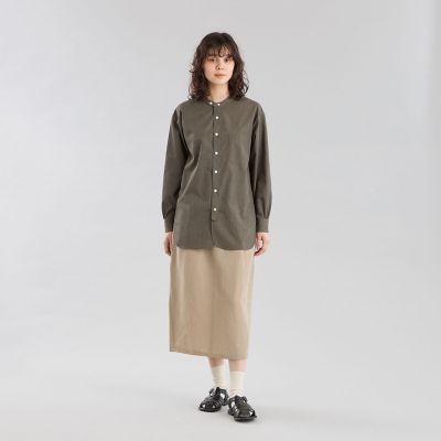 GREY LABEL シャンブレーバンドカラーシャツ | MACKINTOSH