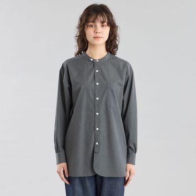 GREY LABEL シャンブレーバンドカラーシャツ | MACKINTOSH